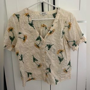 Madewell Flower Top